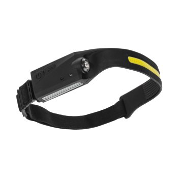 Фонарь налобный аккумуляторный Rexant с датчиком движения (100)