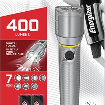 Фонарь ручной Energizer Metal Vision 3+2LED 2xR6 (4)