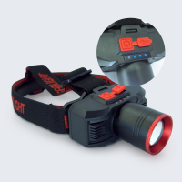 Фон налоб акк 2142 Zoom акк 18650 TypeC индикатор