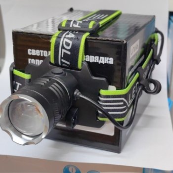 Фон налобный аккумуляторный 3190 Led-TG Zoom акк 2х18650 TypeC