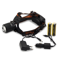 Фон налоб акк T6Led 193-2 Zoom +синий диод 2x18650