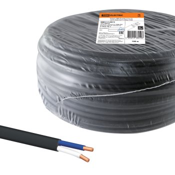 Kабель ВВГ-П нг(А)-LS 2х1,5 ГОСТ 31996-2012 TDM (100)