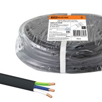 Kабель ВВГ-П нг-LS 3х2,5 ГОСТ 31996-2012 10м TDM (10)