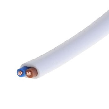 Провод ШВВП 2x0,5 ГОСТ 7399-97 белый ККЗ (300)