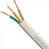 Провод ШВВП 3х0,75 ГОСТ 7399-97 белый ККЗ (200)