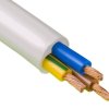 Провод ПВС 3х1,5 ГОСТ 7399-97 белый ККЗ (150)