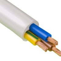 Провод ПВС 3х4 ГОСТ 7399-97 белый ККЗ (100)