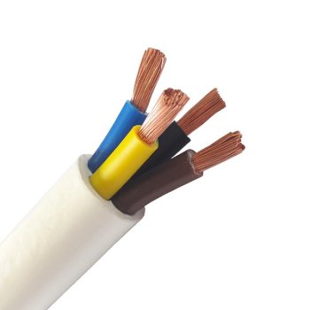 Провод ПВС 4х4 ГОСТ 7399-97 белый ККЗ (100)