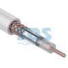 Кабель RG-58A/U 50 Ом CU/Al/CU 64% Rexant белый (100)