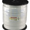 Кабель RG-6U 75 Ом CCS/Al/Al 64% Rexant белый (305)