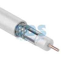 Кабель RG-6U 75 Ом CСS/Al/Al 64% Rexant белый (100/600)