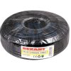Кабель RG-6U внешний 75 Ом CCS/Al/Al 64% Rexant черный (100)