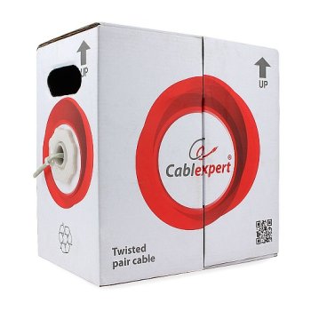 Кабель UTP-5e 4x2x0.40 омедненный Cablexpert (100/600)