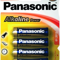 Батарейка Panasonic Alkaline Power LR6 (4*Вl) Bronze (48/240)