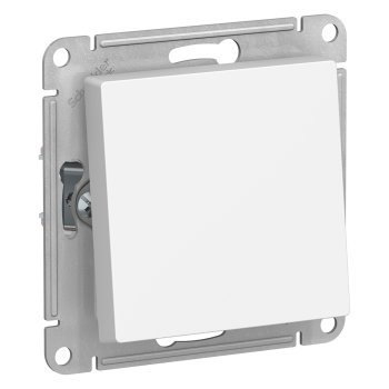 Механизм выключателя AtlasDesign 1кл проходной IP44 белый (20)