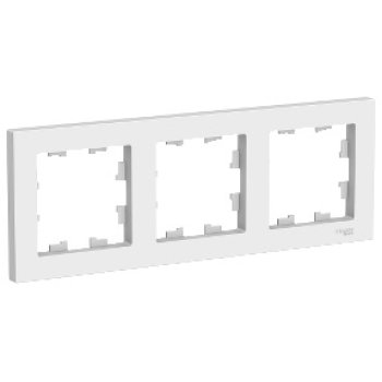 Рамка Atlas 3-ая белый (15)