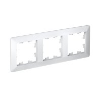 Рамка AtlasDesign Air 3-ая белый/дымчатый белый (10)