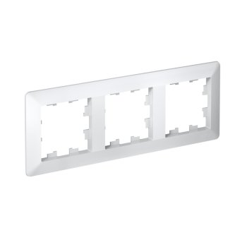 Рамка AtlasDesign Air 3-ая белый/дымчатый белый (10)