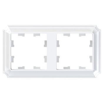 Рамка AtlasDesign Antique 2-ая белый (1)