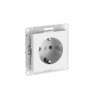 Механизм розетки AtlasDesign 1-ая с заземлением быстрозажимные клеммы белый (20/160)