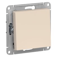 Механизм выключателя AtlasDesign 1кл перекрестный бежевый (5)