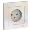 Розетка AtlasDesign 1-ая без заземления жемчуг (10)