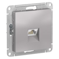 Механизм розетки Atlas RJ45 алюминий (10)