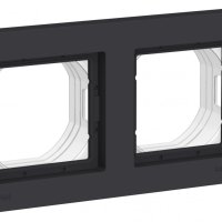 Рамка Atlas 2-ая для IP44 карбон (5)