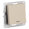 Механизм выключателя Atlas 1кл подсветка песочный (5/20)