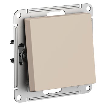 Механизм выключателя Atlas 1кл проходной песочный (5)