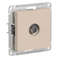 Механизм розетки Atlas телевизионная коннектор песочный (5)