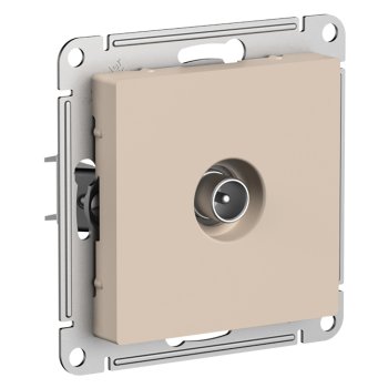 Механизм розетки Atlas телевизионная коннектор песочный (5)