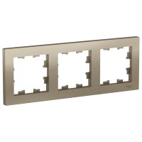 Рамка Atlas 3-ая шампань (5)