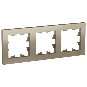 Рамка Atlas 3-ая шампань (5)