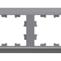 Рамка AtlasDesign Antique 2-ая сталь