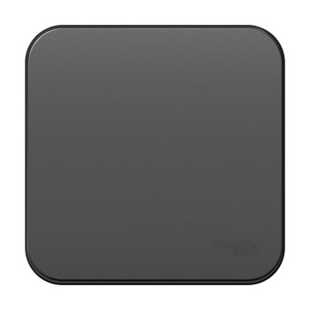 Выключатель Blanca 1-ОП 10А проходной изол пластина антрацит