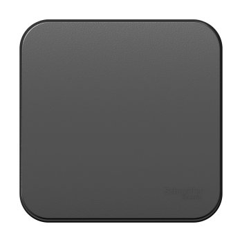 Выключатель Blanca 1-ОП изолирующая пластина антрацит (15)