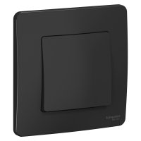 Выключатель Blanca 1-СП 10А антрацит (10)