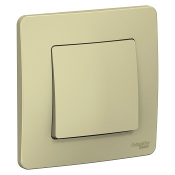 Выключатель Blanca 1-СП 10А бежевый (10/20)