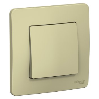Выключатель Blanca 1-СП 10А проходной бежевый (10)
