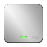 Выключатель Blanca 1-ОП 10А подсветка изолирующая пластина алюминий (15)