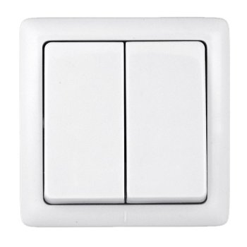Выключатель Хит 2-ОП белый (168)