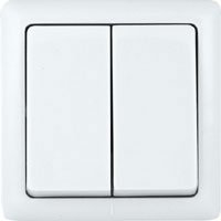 Выключатель Хит 2-СП белый (96)