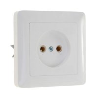 Розетка Хит 1-СП белый (114)