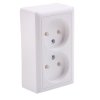 Розетка Хит 2-ОП белый (112)