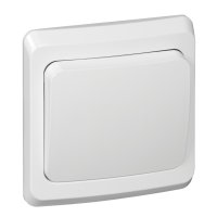 Выключатель Этюд 1-СП проходной белый (20)