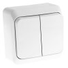 Выключатель Этюд 2-ОП белый (25)