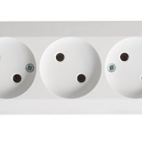 Розетка Этюд 3-ОП без заземления белый (11)