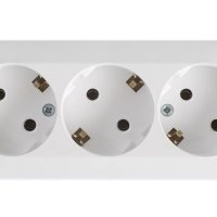 Розетка Этюд 3-ОП с заземлением белый (9)