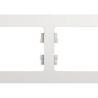 Рамка Glossa 4-ая горизонтальная белый (15)